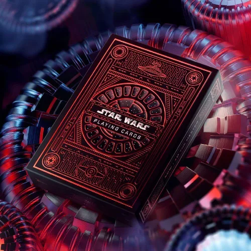 Vista 10 de theory11 Star Wars Edición Especial Plateada - Juego de Cartas Premium de Lado Oscuro Gris Temático Material: Cards: FSC-certified paper sourced