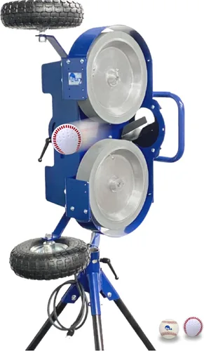 Vista 8 de BATA Baseball Wheel Pitching Machine, Youth and Adult Automatic Pitch Machine for Baseballs, Practice Training Equipment