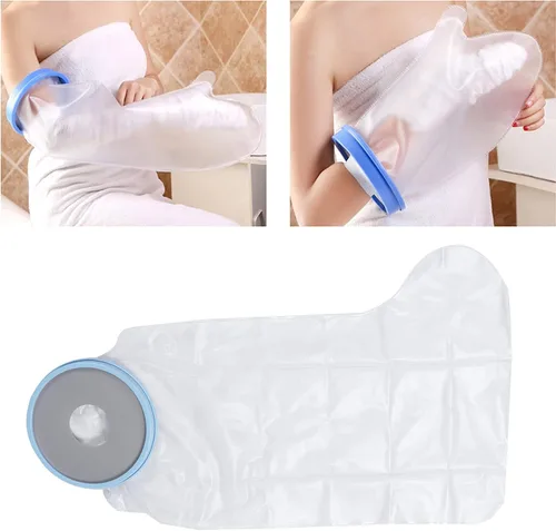 Vista 9 de Fundas de fundición para patas de ducha, funda fundida para piernas, funda de fundición, protector de heridas, impermeable, reutilizable, bolsa