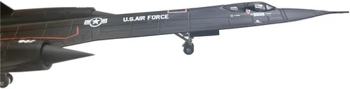 Vista 7 de Modelo de avión militar de metal para colección o regalo de la Fuerza Aérea SR-71 Blackbird de la Fuerza Aérea de los Estados Unidos a escala 1/144