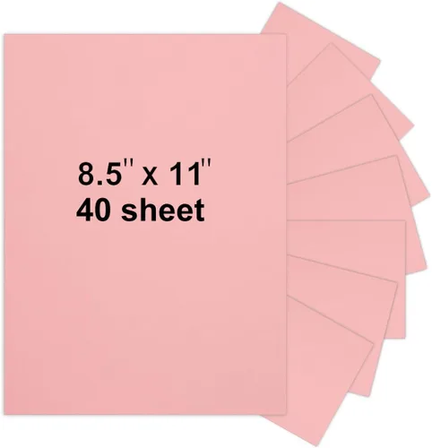 Vista 19 de 40 hojas de cartulina negra de 8.5 x 11 pulgadas, hojas de cartulina pesadas, papel de invitación en blanco, tarjetas de felicitación imprimibles
