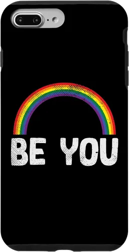 Vista 12 de Rainbow You Be LGBT Pride Flag Lesbian Gay Bi Trans Gift Case for iPhone 17