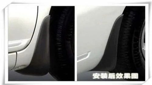 Vista 6 de 4 piezas de protectores de lodo y salpicaduras para parachoques delanteros Compatible con 1998 1999 2000 2001 2002 2003 2004 2005 VW GOLF MK4 JETTA