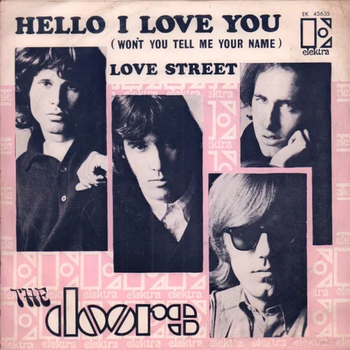 Vista 2 de Doors - Hello, I Love You, Won't You Tell Me Your Name? - Hello,I Love You,Won't You Tell Me Your Name? / Love Street - Elektra - EK 45635 - Canada