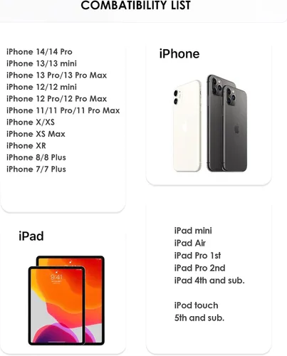 Vista 6 de PALOVUE - Auriculares para iPhone con conector Lightning, certificados MFi de Apple, compatibles con iPhone 14, 13, 12, 11 Pro Max, X, XS, XR, 8, 7