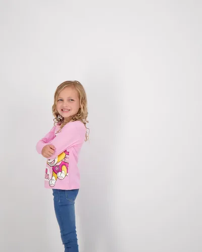 Vista 9 de Paw Patrol Nickelodeon Everest and Skye Girls 3 Pack Long Sleeve T-Shirts - BlueGreyPink