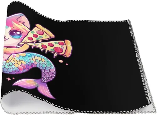 Vista 3 de Juego de 6 manteles individuales resistentes y lavables para decoración de mesa de cena y fiesta