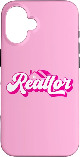 Vista 31 de iPhone 12 Pro Max Agente de Bienes Raíces Mujer Rosa Caso