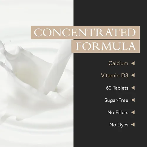 Vista 7 de Suplemento de calcio y vitamina D, vitaminas naturales para hombres y mujeres, puede apoyar los huesos, la inmunidad y el estado de ánimo