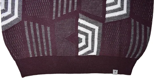 Vista 4 de STACY ADAMS Suéter para hombre, diseño de panal jacquard