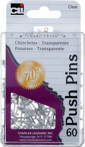 Vista 18 de Charles Leonard - Pasadores, colores surtidos, paquete de 20 (20200)