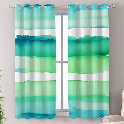 Vista 100 de Shrahala Orange Autumn Autumn Blackout Curtain Tiers, Fall Kitchen Valance Light Blocking Tier Drapes with Rod Pocket, 2 Pack 26 X 24 in