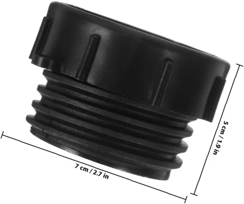 Vista 2 de 2 Pack IBC Tote Valve Adapter 2 Inch Plastic Hose Connector