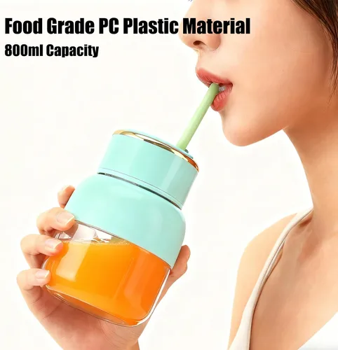 Vista 5 de Batidora portátil 27.1 fl oz USB recargable batido taza BPA-Free Food Grade Material, 2000mAh Battery, Compact 11x16cm, Detachable for Easy