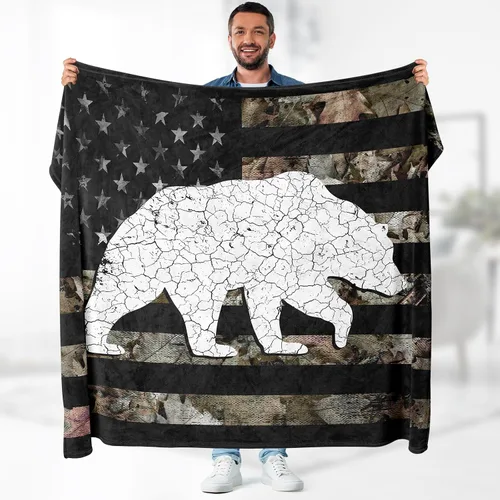 Vista 10 de Aimego Boho Mandala Elephant Pattern Flannel Blanket, Soft Lightweight Cozy Throw for Couch Sofa Bed Living Room, Cultural Home Decor Gift Idea
