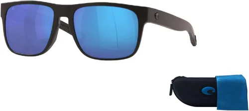 Vista 3 de Costa Del Mar Spearo 6S9008 - Lentes de sol cuadrados para hombre + paquete con kit de gafas de cortesía iWear de diseñador