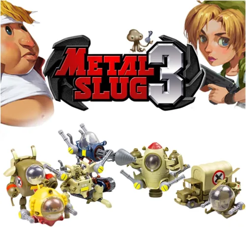 Vista 7 de HiPlay Kits de modelos de plástico: Metal Slug3: vehículo de combate espacial ASV, figuras de acción coleccionables estilo anime Mecha ASVYZZC