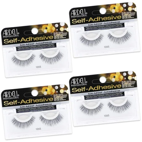 Vista 6 de Ardell Demi Wispies - Pestañas postizas autoadhesivas, reutilizables, ligeras, de aspecto natural, no necesita pegamento, paquete de 4
