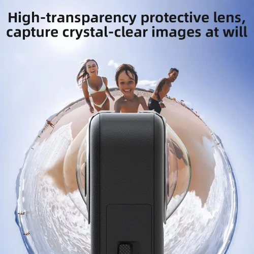 Vista 10 de 2 protectores de pantalla + protectores de lente de PC para DJI OSMO 360, cubierta de pantalla de vidrio templado Ultra HD 9H película protectora