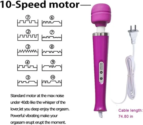 Vista 5 de Masajeador eléctrico de gran herramienta eléctrica para pies, cuello, espalda, mano, pierna, brazo, hombro, masaje, dolores, recuperación deportiva