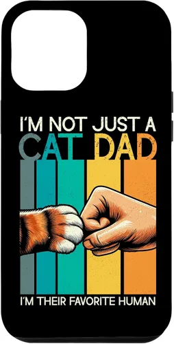 Vista 25 de Cat Dad Father Cat Lover Parent Father's Day Papa Fatherhood Case for iPhone 16