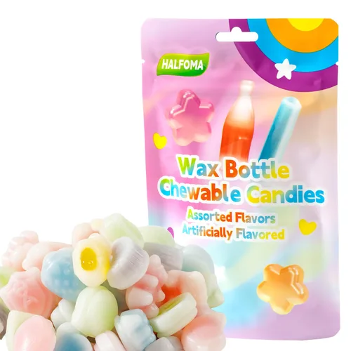 Vista 10 de Chuxinyinian Gomitas de Cera con Sabores de Frutas Variadas, 32 Gomitas, 60g