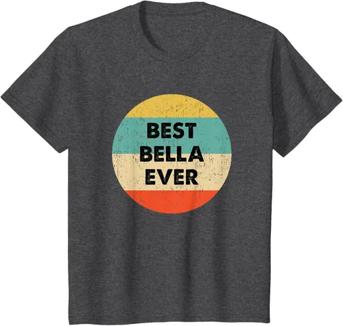 Vista 36 de Bella Name - Camiseta, Negro, S