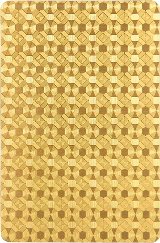 Vista 9 de ONE250 Premium 54pcs/Pack 24K Gold Foil Plated Poker Impermeable Lavable Plegable PVC Plástico Naipes