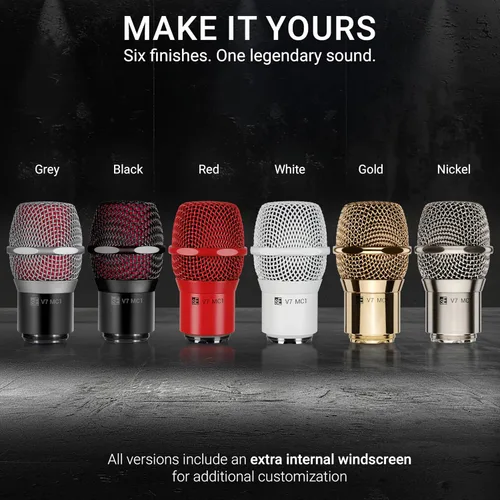 Vista 7 de SE ELECTRONICS V7 MC1 - Cápsula de micrófono inalámbrico, compatible con transmisores inalámbricos Shure, micrófono dinámico profesional para canto