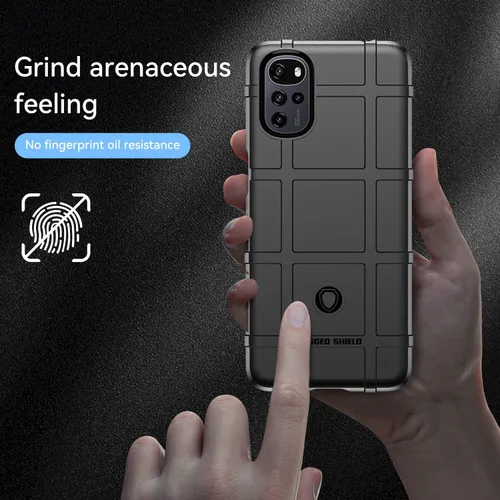 Vista 4 de Funda delgada para Motorola G22, funda para Moto E32, funda para Moto E32S, resistente funda protectora con protección de grado militar a prueba