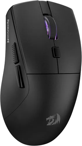 Vista 10 de Redragon M618 - Mouse para juegos con cable, mouse óptico de 8000 DPI con 6 botones programables y 5 modos retroiluminados, 70G ultra ligero, Negro