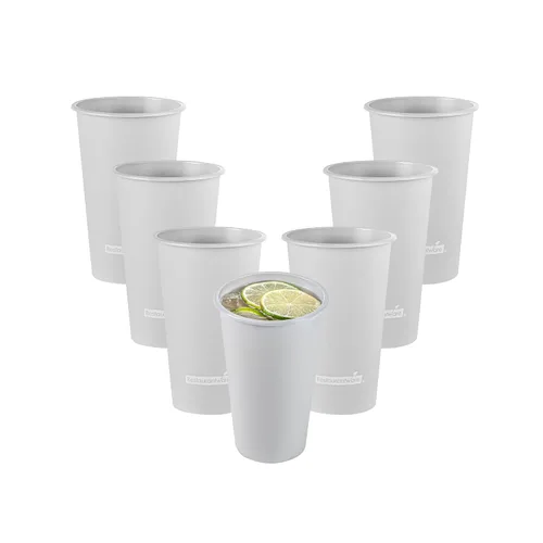 Vista 22 de Restaurantware -Bev Tek Vasos de plástico de 12 onzas, 100 vasos desechables para bebidas – Las tapas se venden por separado, sirven bebidas Negro
