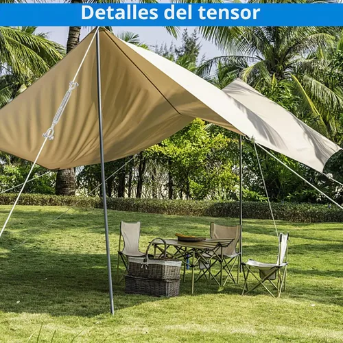 Vista 6 de Tensor de mandíbula a mandíbula de acero galvanizado sumergido en caliente - Tensor de servicio pesado, diámetro roscado de 1/2" x 18, límite