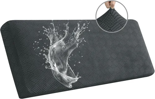 Vista 25 de Easy-Going - Fundas impermeables para cojines de sofá y sofás, funda de asiento de sofá de jacquard elástico de repuesto para perros, mascotas