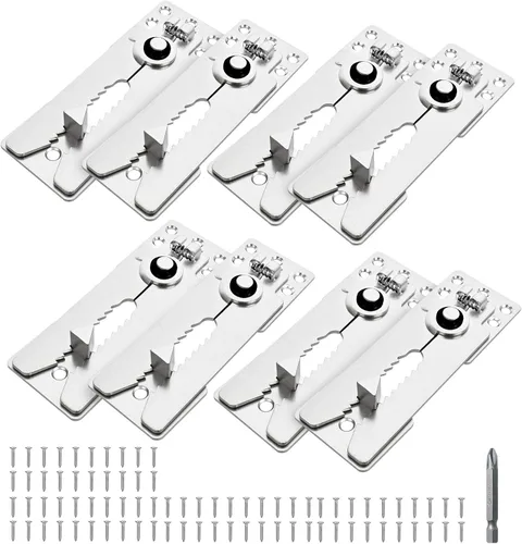 Vista 16 de 4 piezas de sofá seccional universal entrelazado, conectores de sofá seccionales, soporte de conector de sofá