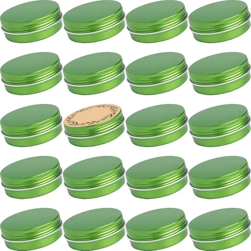 Vista 19 de Latas de aluminio con tapa roscada azul aguamarina de 2 onzas (2 fl oz) con Aqua Blue