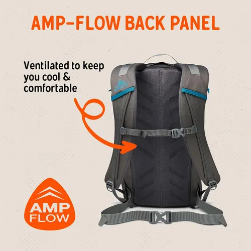 Vista 6 de Mochila de Senderismo Diurno Kelty Asher, Capacidad de 18-85 Litros, Mochila de Senderismo, Mochilero y Viaje para Hombres y Mujeres, Compatible