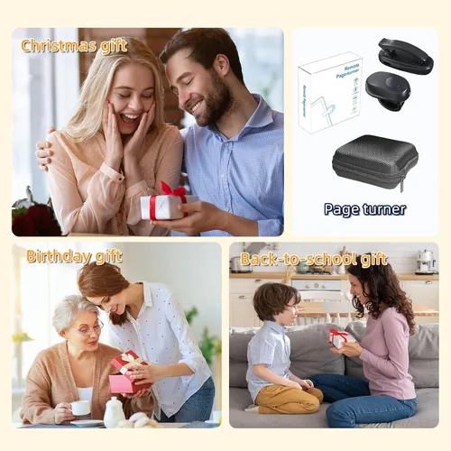 Vista 22 de Girador de páginas remoto Kindle, clic automático de página con clip para Kindle y tabletas, control de página de avance con un botón, control