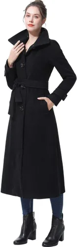 Vista 2 de BGSD Gabardina larga con cinturón de mezcla de lana Ela para mujer (también disponible en tallas grandes y pequeñas)