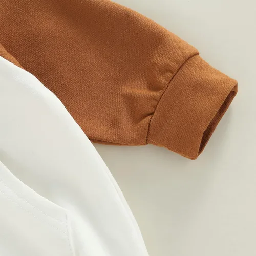 Vista 3 de Engofs Sudadera de manga larga con capucha para bebé recién nacido, 0, 3, 6, 12, 18 meses, ropa de otoño e invierno