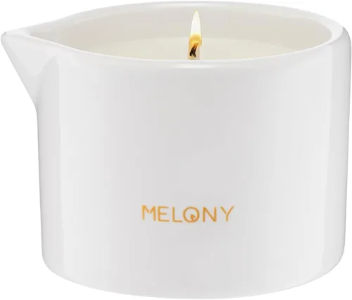 Vista 8 de MELONY - Vela de aceite de masaje de soja, azul y vainilla, 2.82 onzas (2.82 oz)