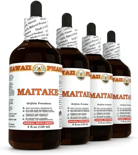 Vista 3 de Maitake Extracto líquido, suplemento de tintura de maitake orgánico (Grifola Frondosa) 4x4 oz