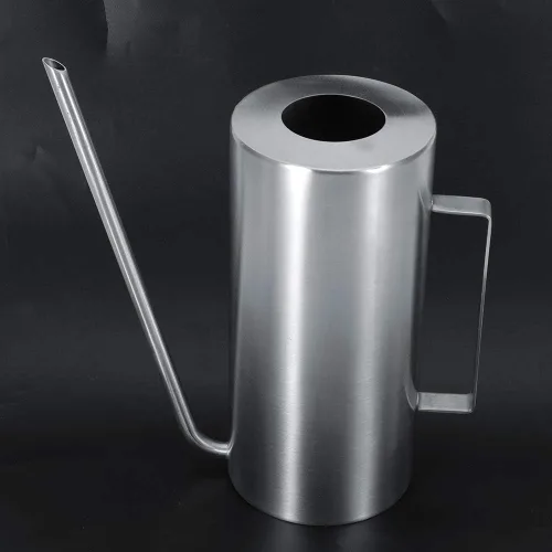 Vista 7 de Olla de riego de acero inoxidable de alta capacidad de 1,5 L con larga vida útil para el jardín del hogar, default