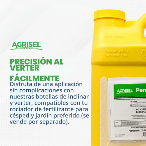 Vista 4 de Agrisel Pendi Hydrocap Herbicida fórmula pre-emergente, 320 onzas