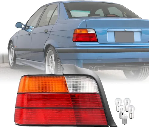Vista 18 de DEPO E36 4D Luces de Rincón - Juego de Luces de Señal de Giro de Rincón Euro Compatible con BMW E36 1992-1998 de 4 Puertas Sedán incluyendo M3