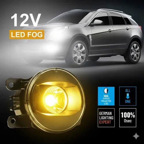 Vista 6 de SIEMID Conjunto de luces antiniebla LED amarillas de 3000 K para Hond.a Civic CR-V HR-V Pilot Odyssey & Acur.a RDX TL TSX ILX 2012-2021, repuesto