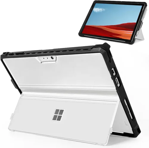 Vista 19 de Funda protectora resistente para Microsoft Surface Pro 7+/7/6/5/4/LTE de 12.3", con soporte para lápiz capacitivo y correa de mano, compatible