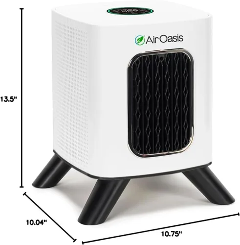 Vista 9 de Purificador de aire Air Oasis iAdaptAir 2.0 con filtro HEPA H13 reduce el 99% de virus, moho, polvo, humo, polen y olores, el más silencioso