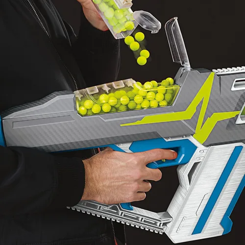 Vista 6 de Pokiiulk 400 bolas de recarga de munición para pistola Nerf Hyper, bolas de 0.55 pulgadas para pistola Hyper con cubo de almacenamiento portátil