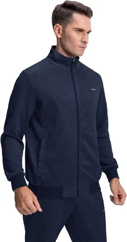Vista 5 de MAGNIVIT - Conjunto deportivo para hombre con cremallera completa y manga larga
